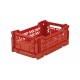 Aykasa folding crate - mini red