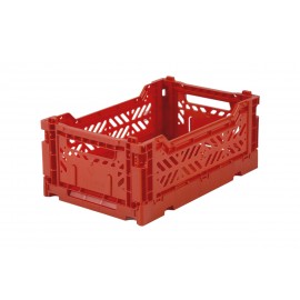 Aykasa folding crate - mini red