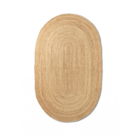 Eternal Oval Jute rug - small/natural