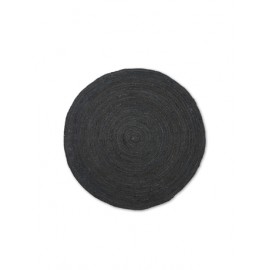 Eternal Round Jute rug - large/black