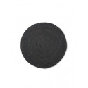 Eternal Round Jute rug - large/black