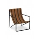 Desert chair KIDS - black/stripe