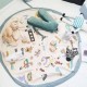 Play and go playmat and storage bag - animal alphabet