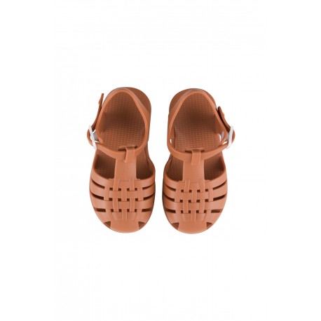 JELLY SANDALS - nut brown