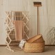 TUSCAN RATTAN LAUNDRY BASKET- medium