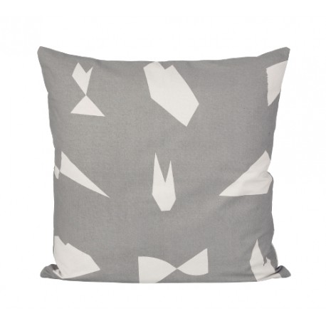 Cut Cushion - grey