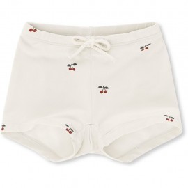 SOLEIL UNI SWIM SHORTS - CHERRY