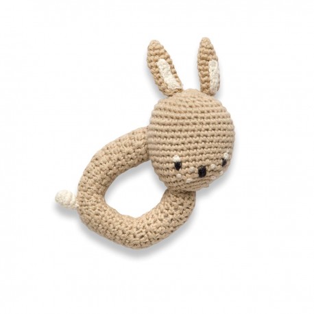 Crochet rattle, Moonlight the hare
