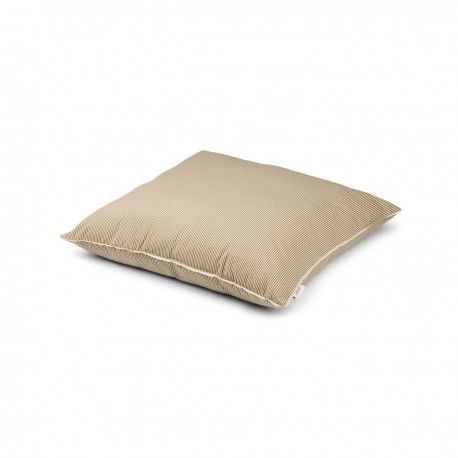 Leslie Kapok pillow Single - Stripe sandy/ oat