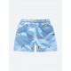 Blue Lemon Swim Shorts