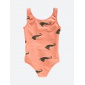 Coral Croco bathing suit