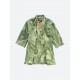 Banana leaf bathrobe