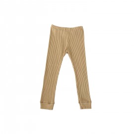 Rib leggings - wheat