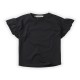 T-SHIRT RUFFLE BLACK