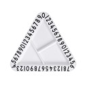 Triangular snack plate- Melamine 