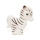 100% Natural Rubber Toy Zippy the Zebra
