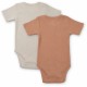 Yanni body short sleeve 2-pack - tuscany/sandy