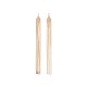 Dryp candles - beige - set of 2