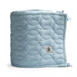 Quilted Baby bumper, powder blue