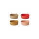 Iggy silicone bowls - 4pack - red/tuscany