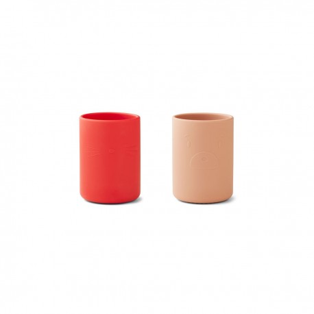 Ethan cup 2 pack -red/tuscany