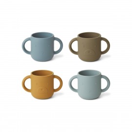 Gene cup 4 pack -blue mix