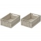 Weston storage box S - 2pack - sandy