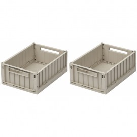 Weston storage box S - 2pack - sandy