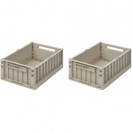 Weston storage box M - 2pack - sandy