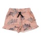 Coral - ruffled shorts