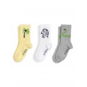 3-pack Zebra Socks