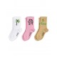 3-pack Zebra Socks - pink