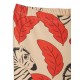 Zebra leggings - red