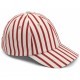 Danny cap - stripe red