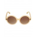 Round Sunglasses - beige