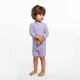 Lavender Ribbed Baby Swimsuit