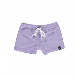 Lavender Ribbed Swimshorts