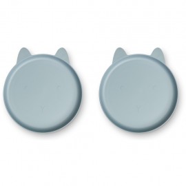 Mae plates - 2 pack - sea blue