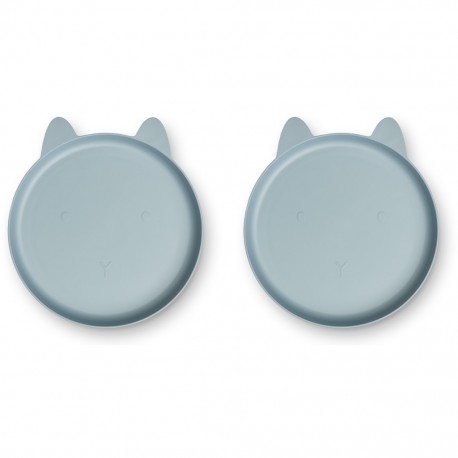 Mae plates - 2 pack - sea blue