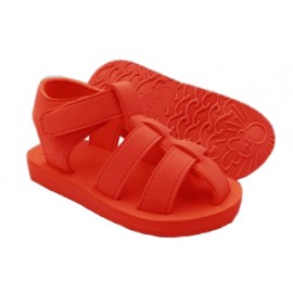 Sable sandals - fiery red