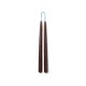 Dipped Candles - Set of 2 - Brown