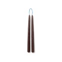 Dipped Candles - Set of 2 - Brown