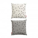 Confetti cushion -White/Black & Griffin/Black