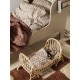 Mara Knotted Rug Dark Brick/Off-White