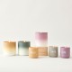 DIP DYE SCENTED CANDLE LARGE - beige