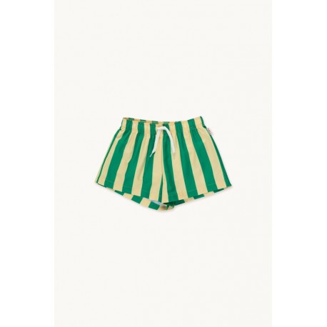 Big stripes swim trunks - green