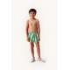 Big stripes swim trunks - green