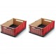 Weston storage box M - 2pack - multi mix