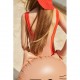 Caroline swimsuit - tuscany/red