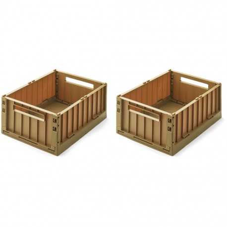 Weston storage box M - 2pack - pecan